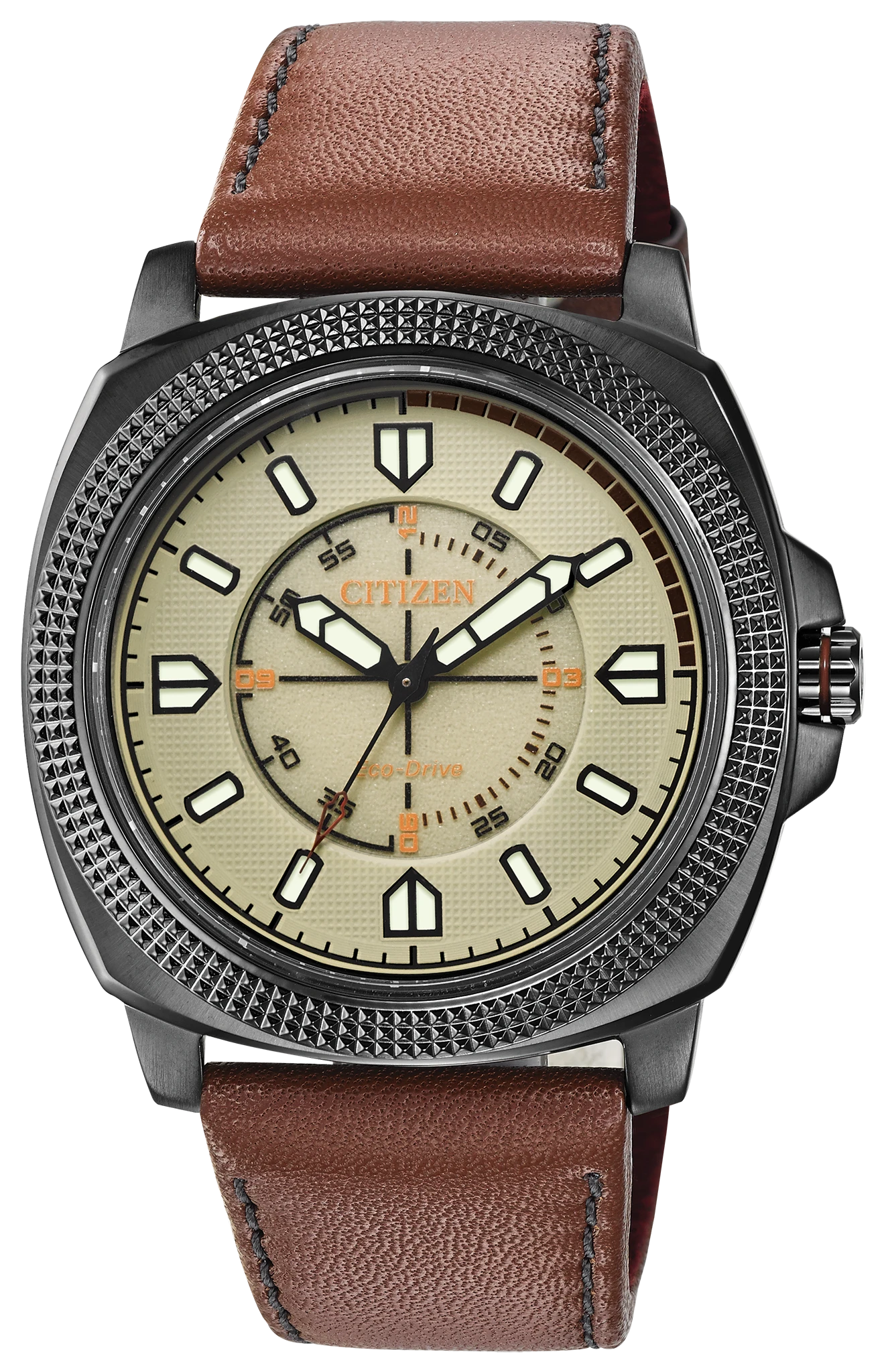 Sport Casual Ivory Dial Leather Strap BJ6477-04X | CITIZEN